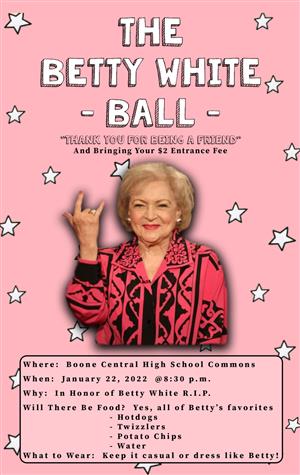  Time to get your BETTY on at SADD's Betty White Hall